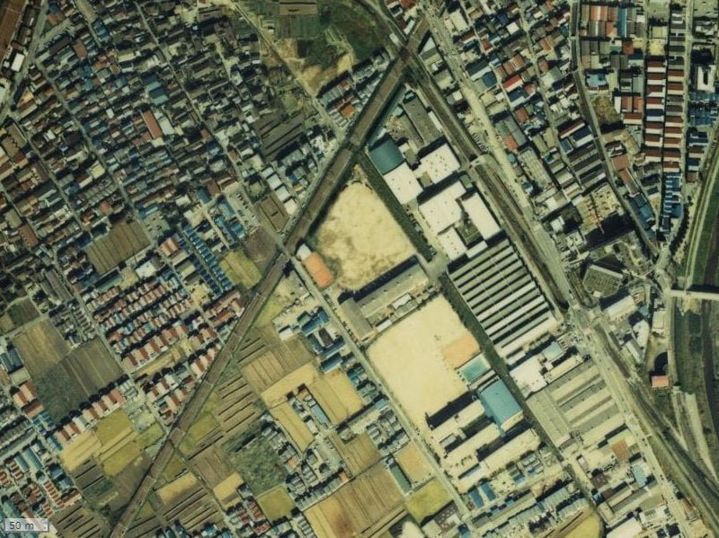 【1979~1983年度撮影】昔のパークシティ南千里丘の場所・周辺環境