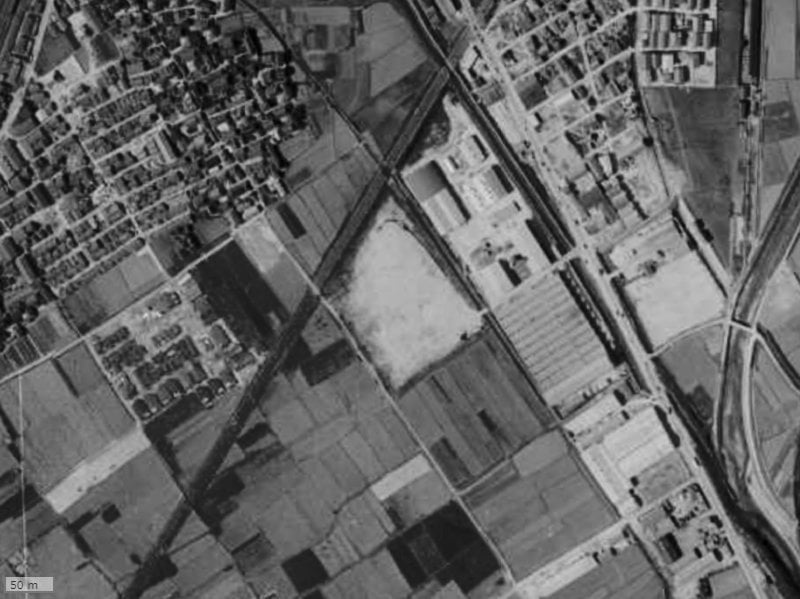 【1961~1969年度撮影】昔のパークシティ南千里丘の場所・周辺環境