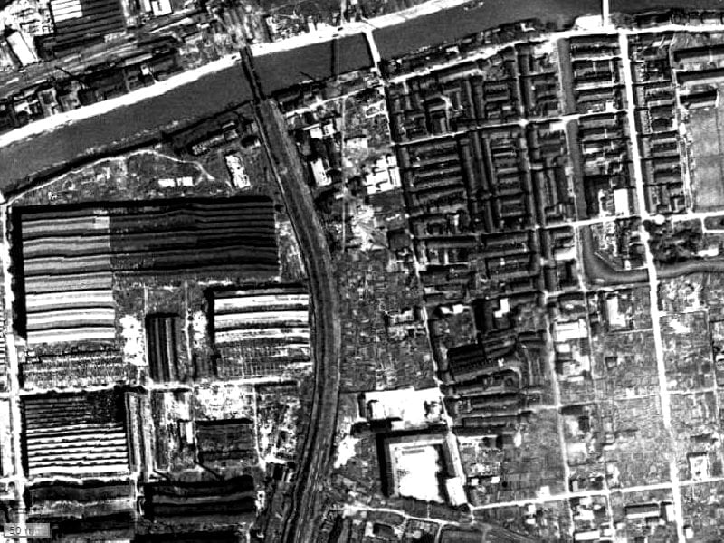 【1945～1950年度撮影】昔のシティテラス京橋の場所・周辺環境