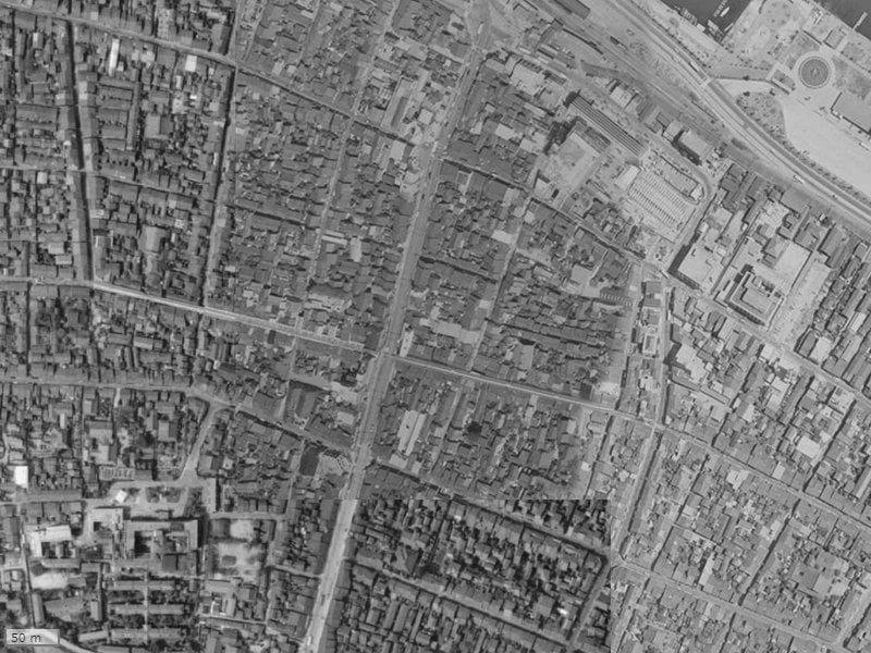 【1961～1969年度撮影】昔のシャリエ大津中央の場所・周辺環境