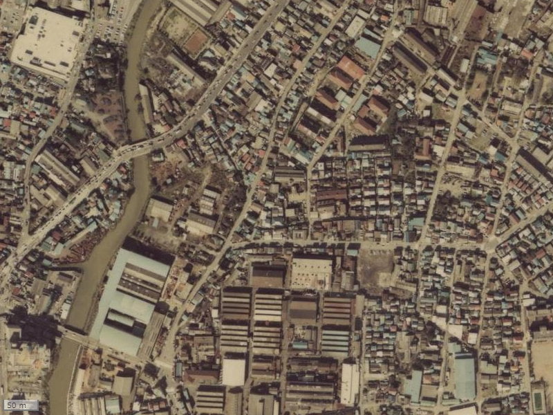 【1979~1983年度撮影】昔のプレサンスロジェ川口元郷の場所・周辺環境