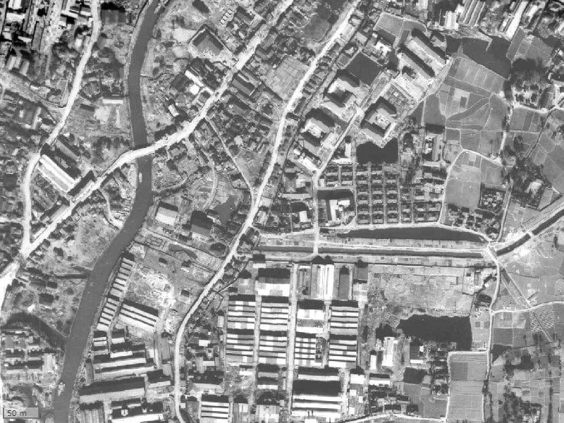 【1945~1950年度撮影】昔のプレサンスロジェ川口元郷の場所・周辺環境