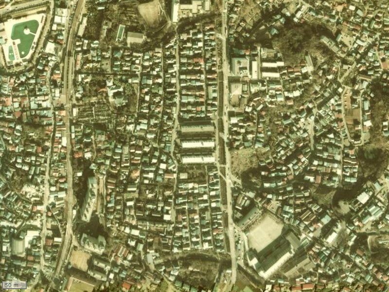 【1974～1978年度撮影】昔の妙蓮寺レジデンスの場所・周辺環境