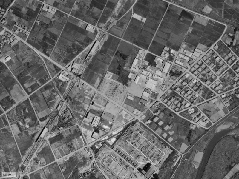 【1961～1969年度撮影】昔のシティテラス横浜綱島ガーデンズの場所・周辺環境