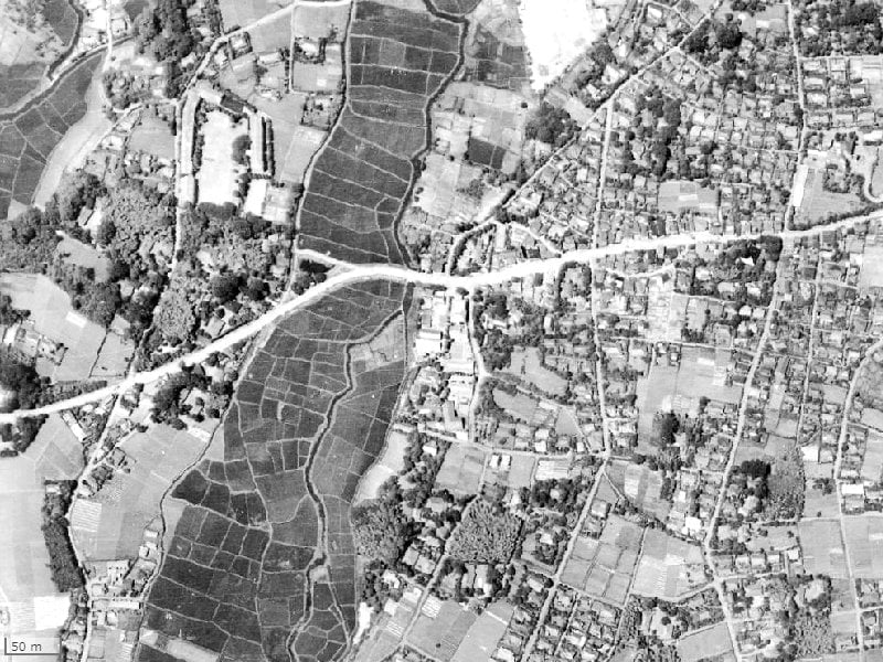 【1945~1950年度撮影】昔のザ・ライオンズ杉並善福寺川緑地の場所・周辺環境