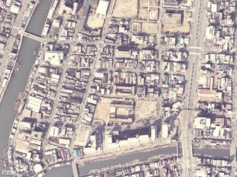 【1974～1978年度撮影】昔のジオタワー南堀江の場所・周辺環境