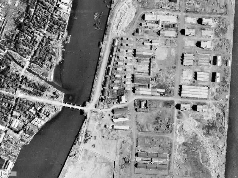 【1945～1950年度撮影】昔のブランシエラ品川勝島フレシアの場所・周辺環境