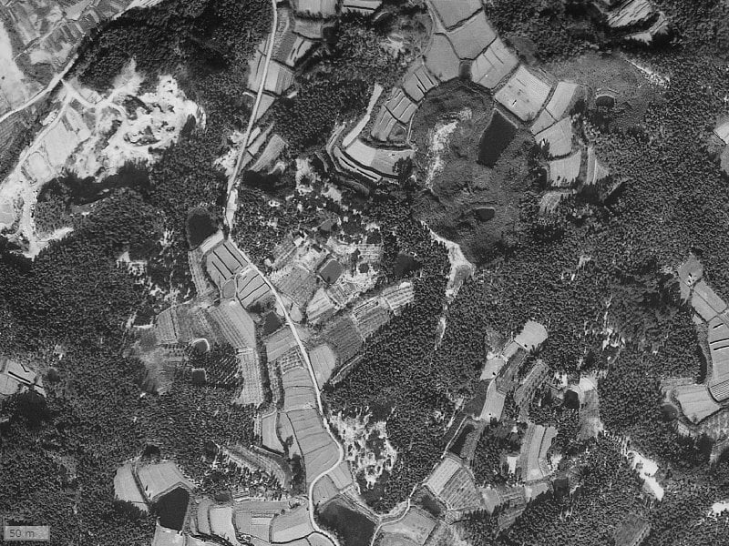 【1936～1942年度撮影】昔のジオ千里竹見台の場所・周辺環境