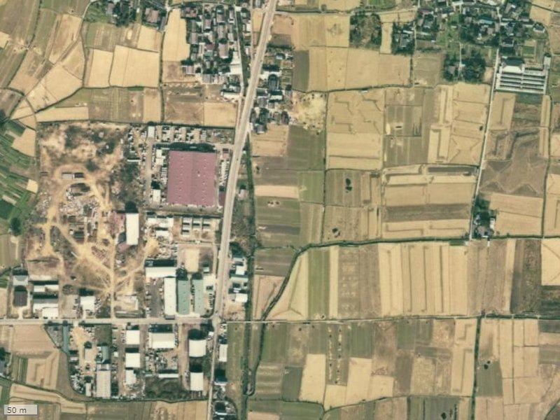 【1974~1978年度撮影】昔のサーパス宮長の場所・周辺環境