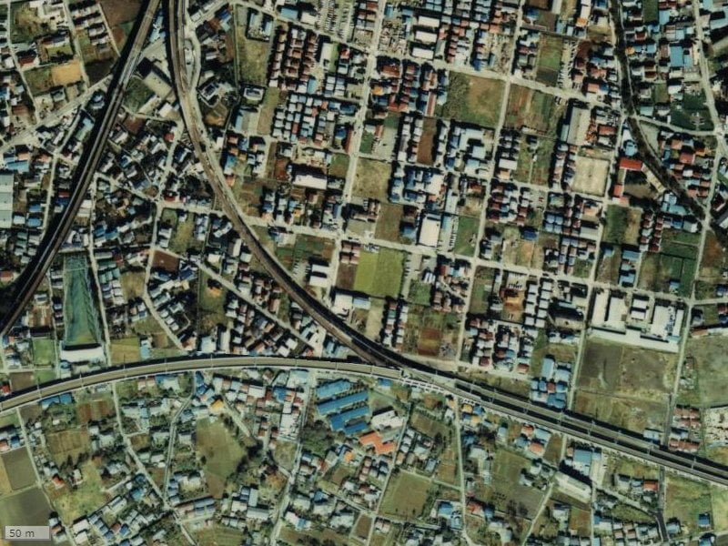 【1979～1983年度撮影】昔のダイアパレス武蔵浦和5の場所・周辺環境