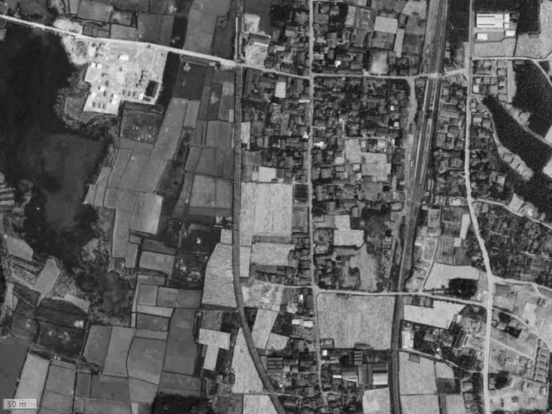 【1961～1969年度撮影】昔のパデシオン木幡駅前の場所・周辺環境