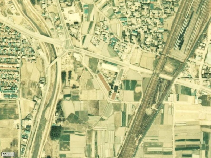 【1974～1978年度撮影】昔のイトーピア向日マンションの場所・周辺環境