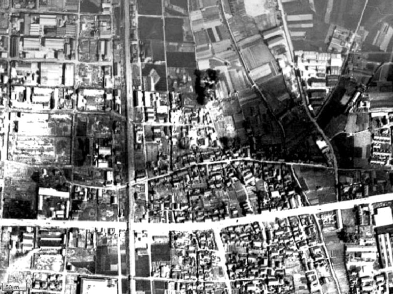 【1945～1950年度撮影】昔のインプレスト河内永和フローラルガーデンの場所・周辺環境