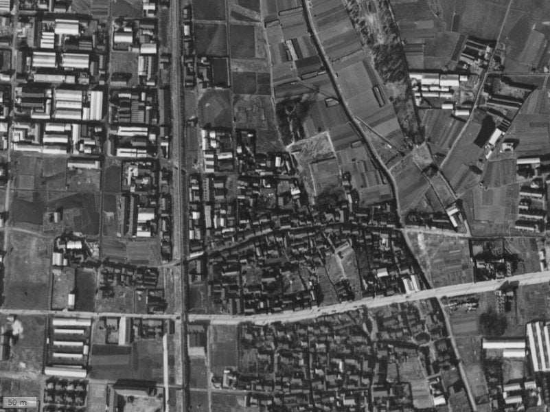 【1936～1942年度撮影】昔のインプレスト河内永和フローラルガーデンの場所・周辺環境