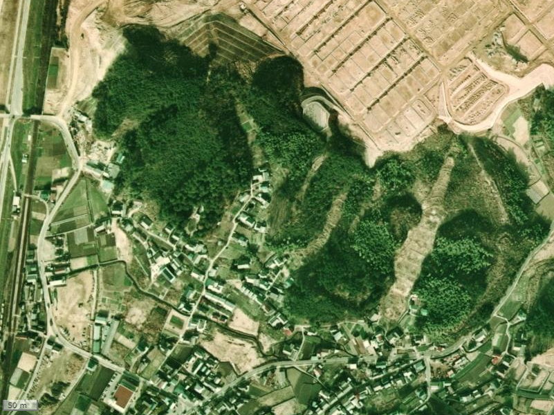 【1974~1978年度撮影】昔のベルウィング高陽35の場所・周辺環境