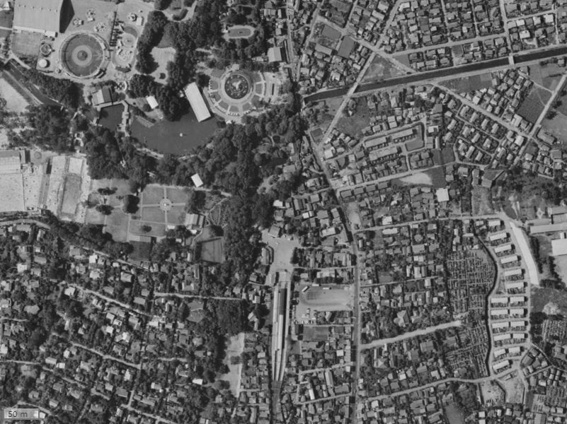 【1961～1969年度撮影】昔のキャッスルマンション豊島園の場所・周辺環境