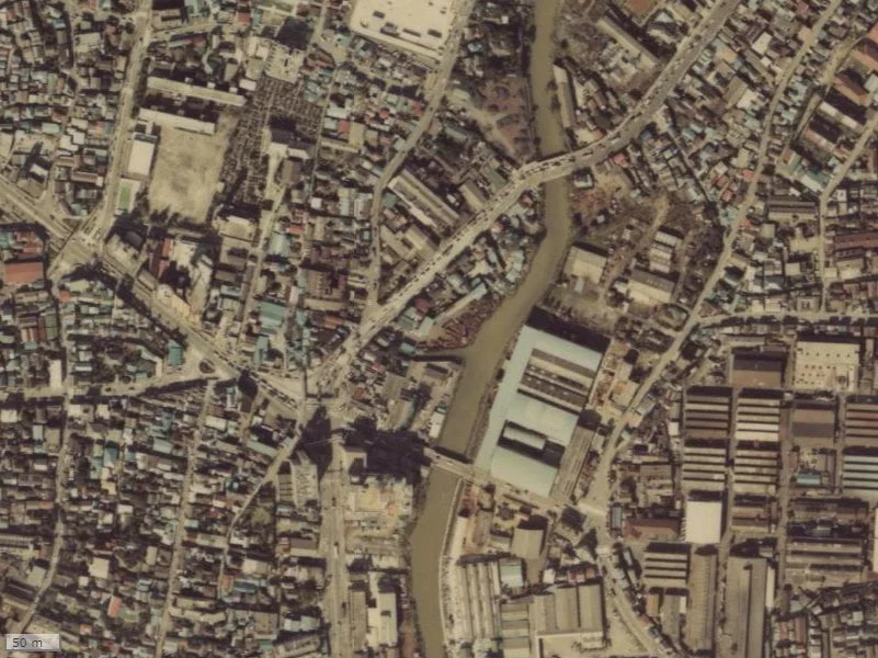 【1979～1983年度撮影】昔のブランズ川口本町の場所・周辺環境