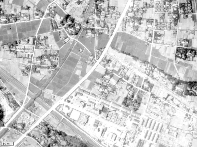 【1945～1950年度撮影】昔の藤和シティコープ日吉北の場所・周辺環境