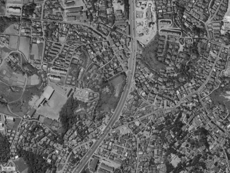 【1961～1969年度撮影】昔の藤和シティコープ東寺尾の場所・周辺環境