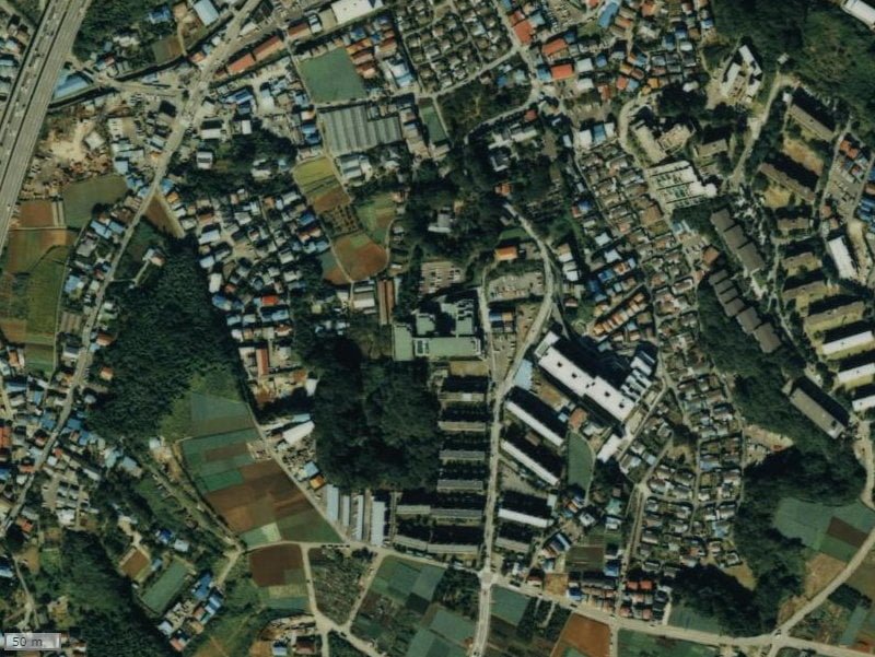 【1987～1990年度撮影】昔の久末アーバンコンフォートの場所・周辺環境