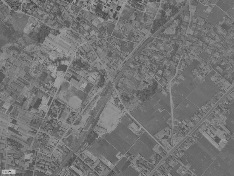 【1961～1969年度撮影】昔のアトレ阿倉川スカイスクエアの場所・周辺環境