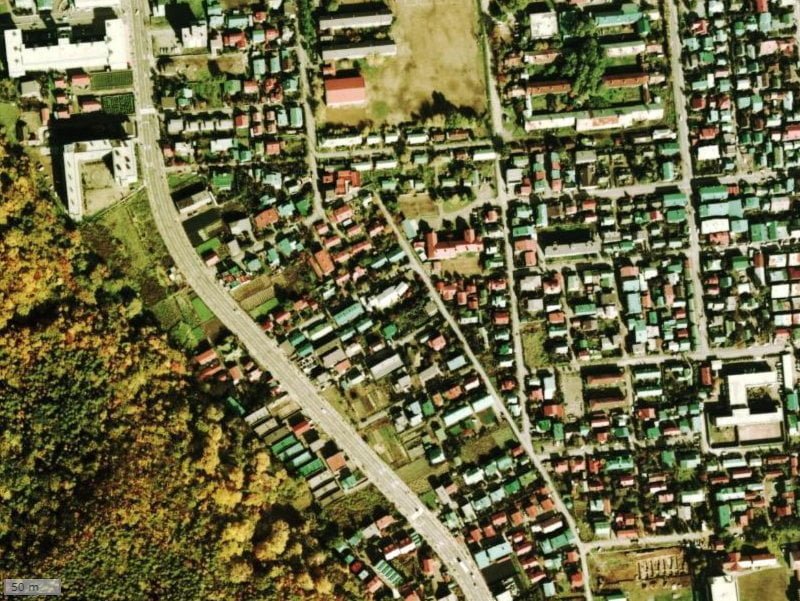 【1974～1978年度撮影】昔のライオンズマンション藻岩の場所・周辺環境