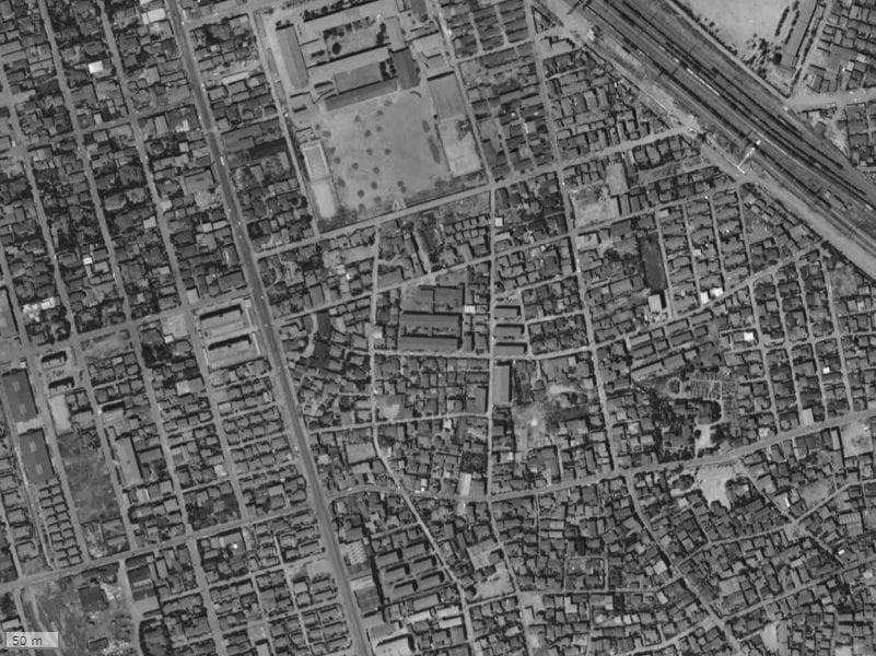 【1961～1969年度撮影】昔のレーベン川崎小田一丁目の場所・周辺環境