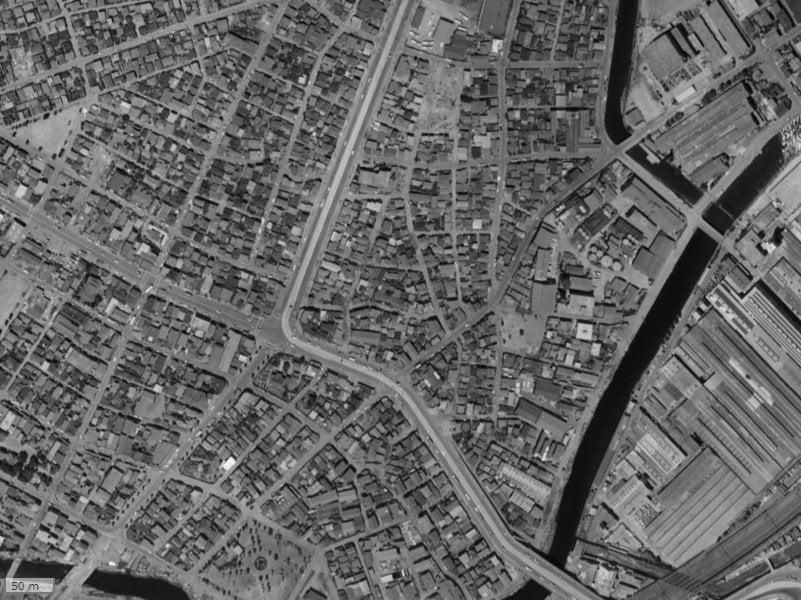 【1961～1969年度撮影】昔のロワール横浜西の場所・周辺環境