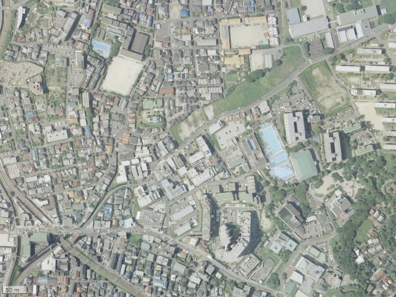 【2007年度撮影】昔の豊津パークハイツの場所・周辺環境