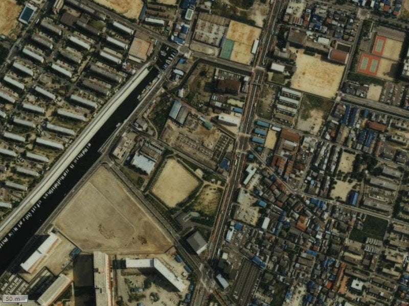 【1984~1986年度撮影】昔のサンロイヤル武庫川サンクの場所・周辺環境