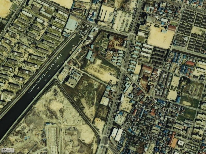 【1979~1983年度撮影】昔のサンロイヤル武庫川サンクの場所・周辺環境