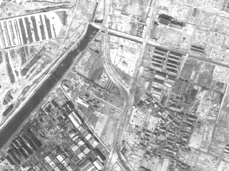 【1945~1950年度撮影】昔のサンロイヤル武庫川サンクの場所・周辺環境