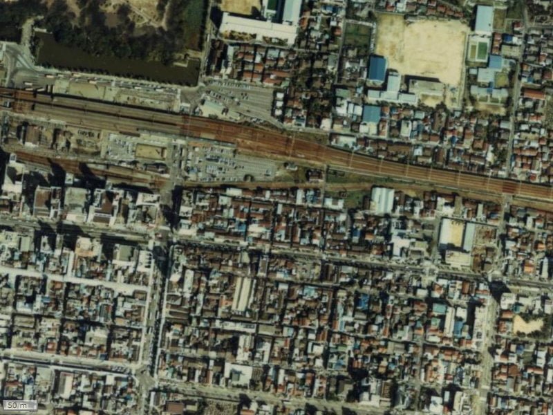 【1979～1983年度撮影】昔のアスピア明石の場所・周辺環境