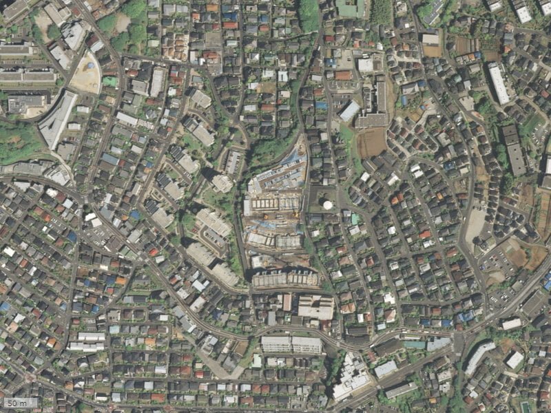 【2009年度撮影】昔のパークシティ新百合ヶ丘の場所・周辺環境