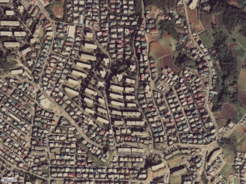 【1979~1983年度撮影】昔のパークシティ新百合ヶ丘の場所・周辺環境