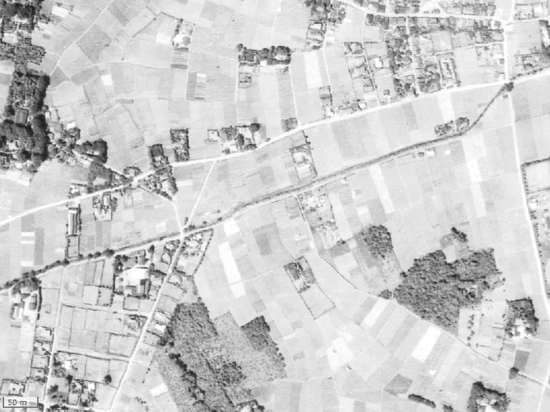 【1945～1950年度撮影】昔のルフォン中野上鷺宮 壱番館の場所・周辺環境