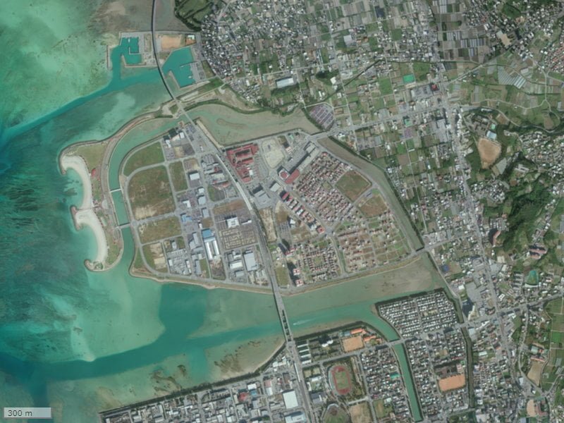 【2010年度撮影】昔のジ・オーシャンテラス豊崎の場所・周辺環境（広域）