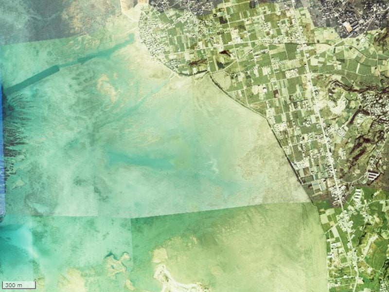 【1974～1978年度撮影】昔のジ・オーシャンテラス豊崎の場所・周辺環境（広域）