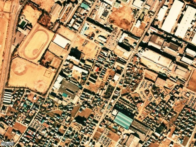 【1974～1978年度撮影】昔のレクセルマンション中神第２の場所・周辺環境