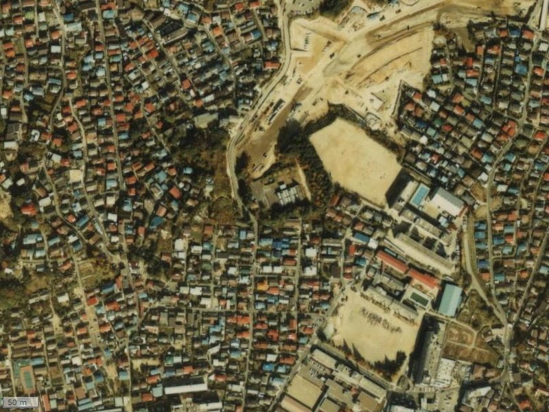 【1984~1986年度撮影】昔のアップス台原森林公園の場所・周辺環境