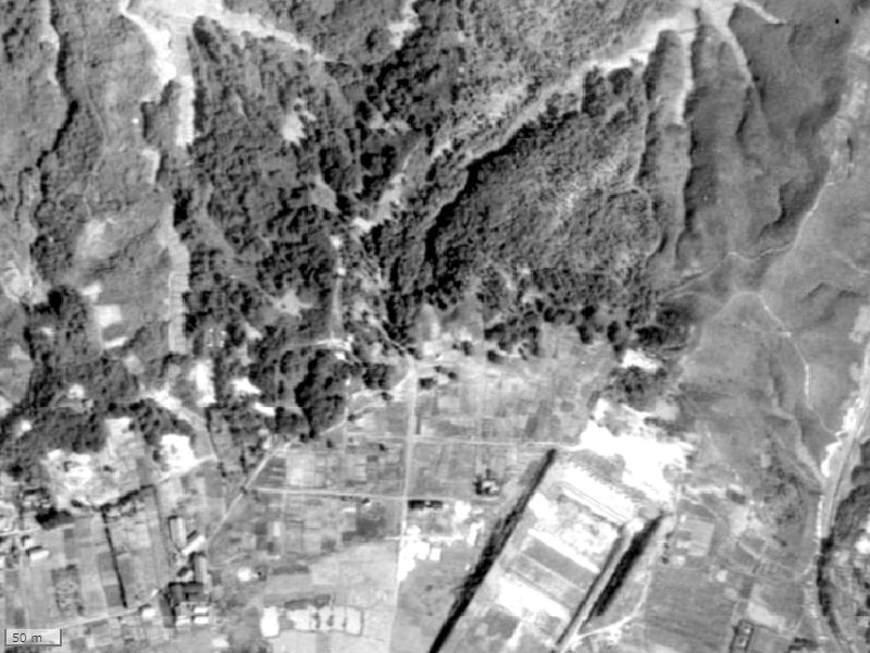 【1945~1950年度撮影】昔のアップス台原森林公園の場所・周辺環境