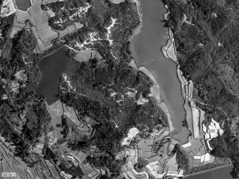 【1961~1969年度撮影】昔の光明台ハイタウンの場所・周辺環境