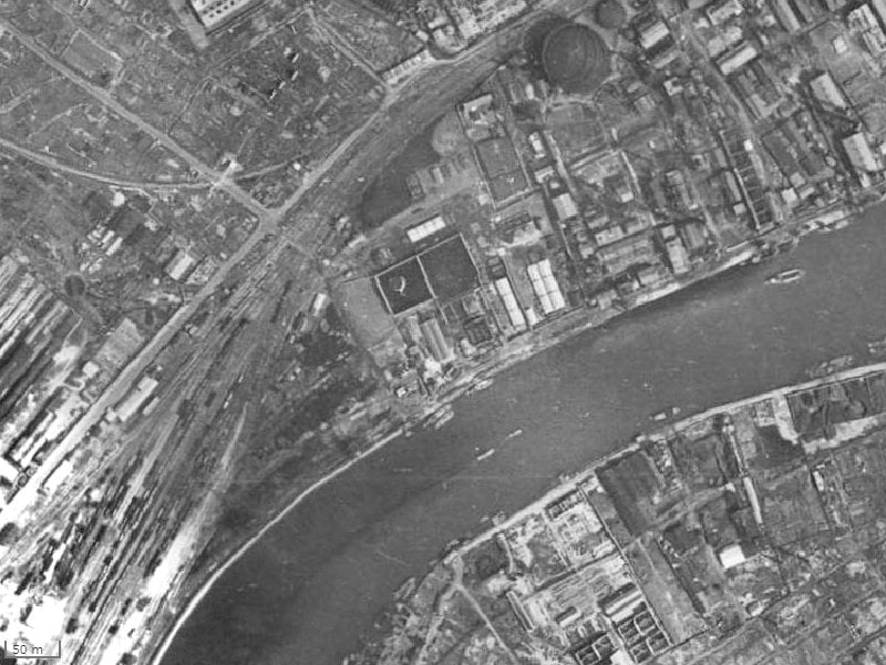 【1945~1950年度撮影】昔のキングス夢咲シティひかりの街の場所・周辺環境