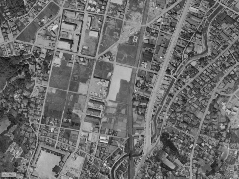 【1961～1969年度撮影】昔のプライムパークス上大岡ザ・レジデンスの場所・周辺環境