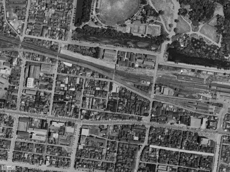 【1961～1969年度撮影】昔の藤和シティホームズ明石駅前の場所・周辺環境