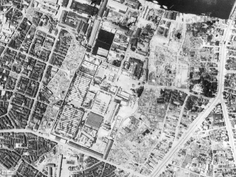 【1945～1950年度撮影】昔のミッドガーデンシティ ザ・タワー＆ヴィラの場所・周辺環境