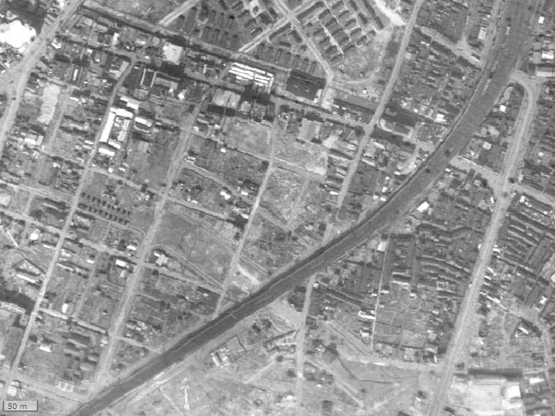 【1945~1950年度撮影】昔のグランパレ神戸ハーバープレイスの場所・周辺環境