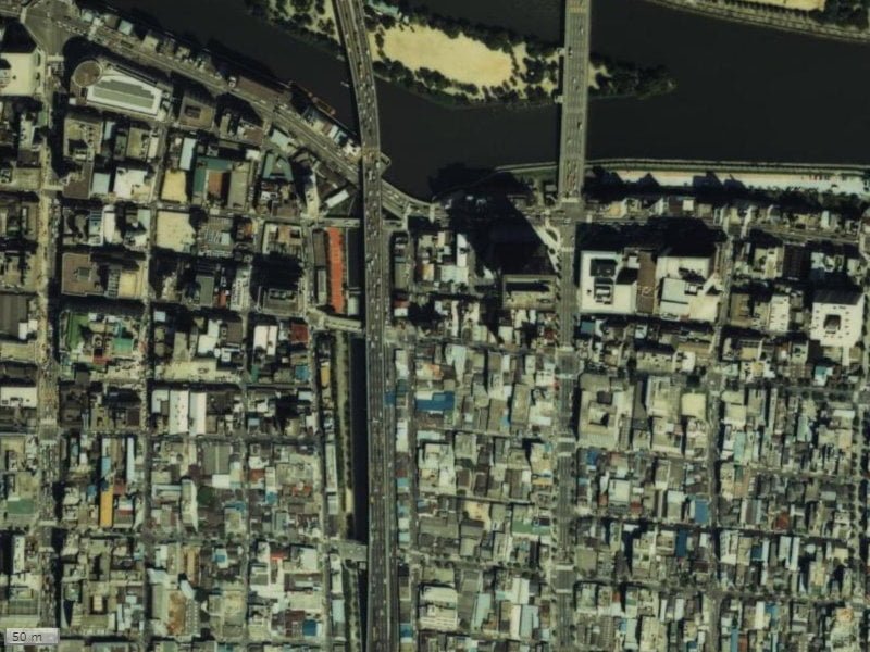 【1979～1983年度撮影】昔のファインフラッツ北浜の場所・周辺環境