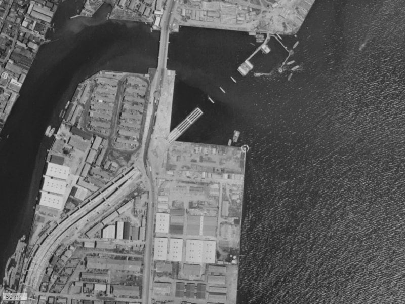 【1961～1969年度撮影】昔のブランズシティ品川勝島の場所・周辺環境