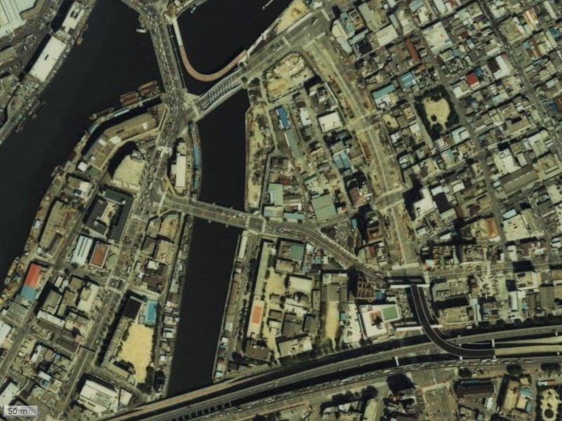 【1979～1983年度撮影】昔のマツダファミリーハイツ阿波座の場所・周辺環境